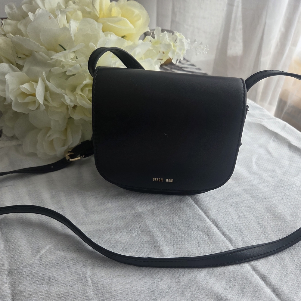 Zara Elegant Black Crossbody Bag